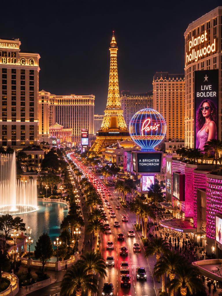 Las Vegas Strip at night